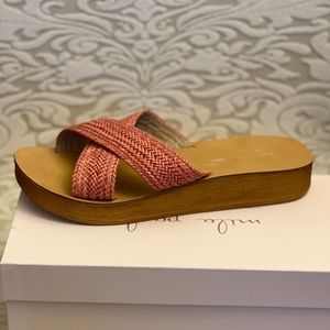 Mila Paoli Genuine Leather Sandals size 10